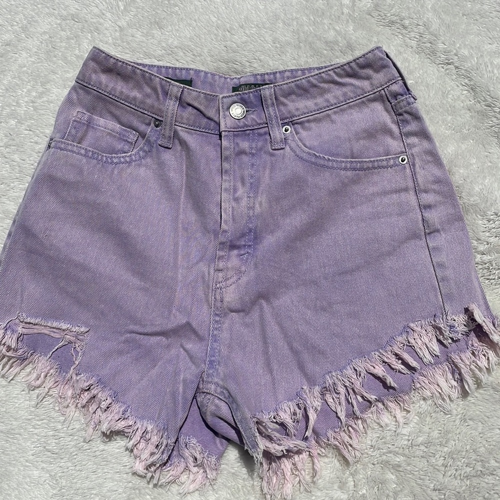 Purple shorts